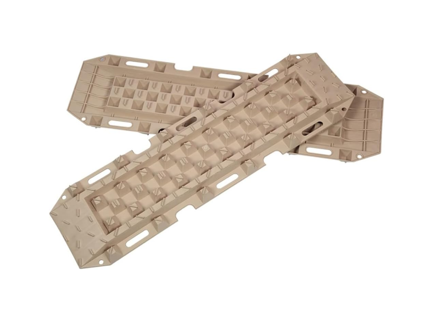 დაბრკოლების გადასალახი სადები 1185MM×335MM×60MM პლასტმასი ღია ყავისფერი